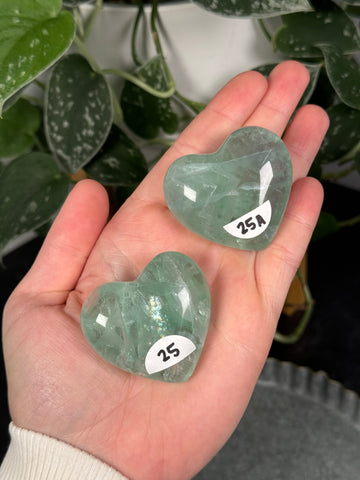 HQ Fluorite Hearts - you pick