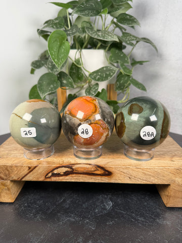 Polychrome Jasper Spheres - you pick