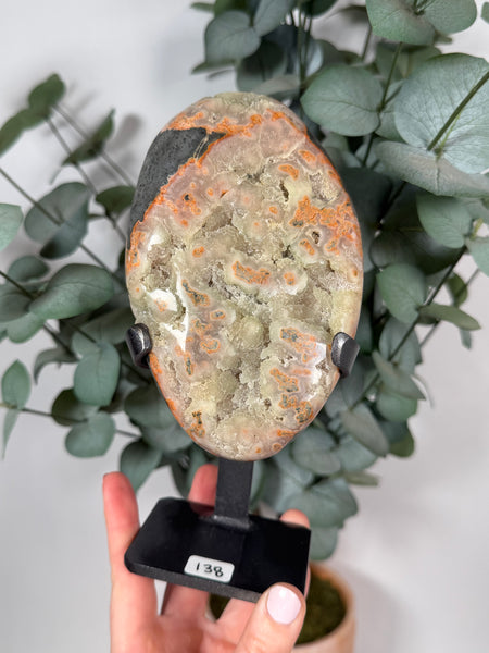 Mint Druzy x Peach Jasper - 138