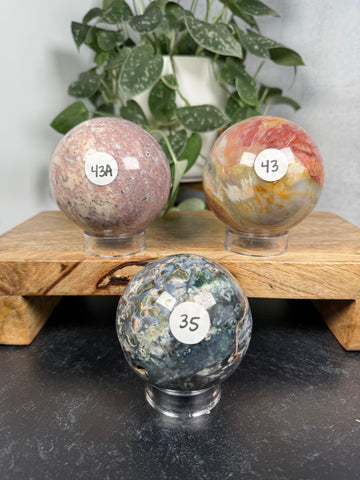 Sea Jasper Spheres - you pick