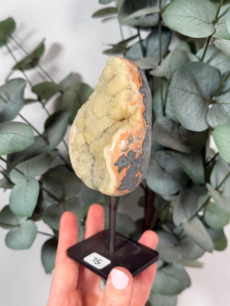 Mint Druzy x Peach Jasper - 75