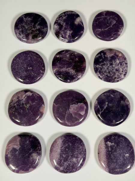 Lepidolite Flat Stone