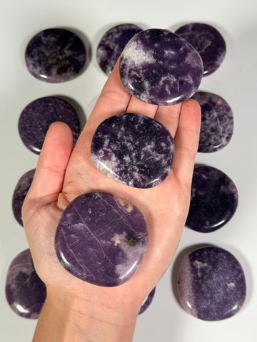 Lepidolite Flat Stone