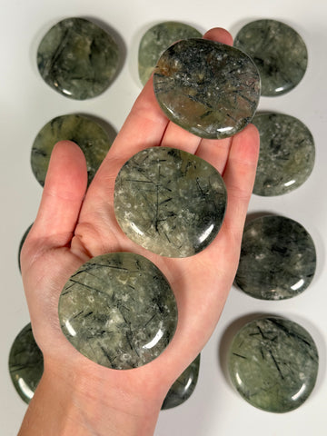 Prehnite Flat Stone