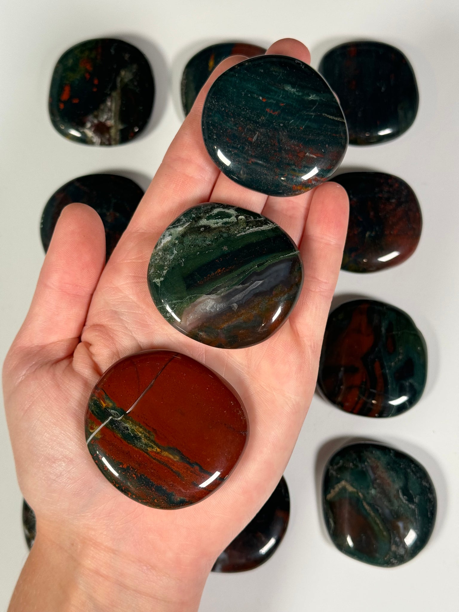 Bloodstone Flat Stone