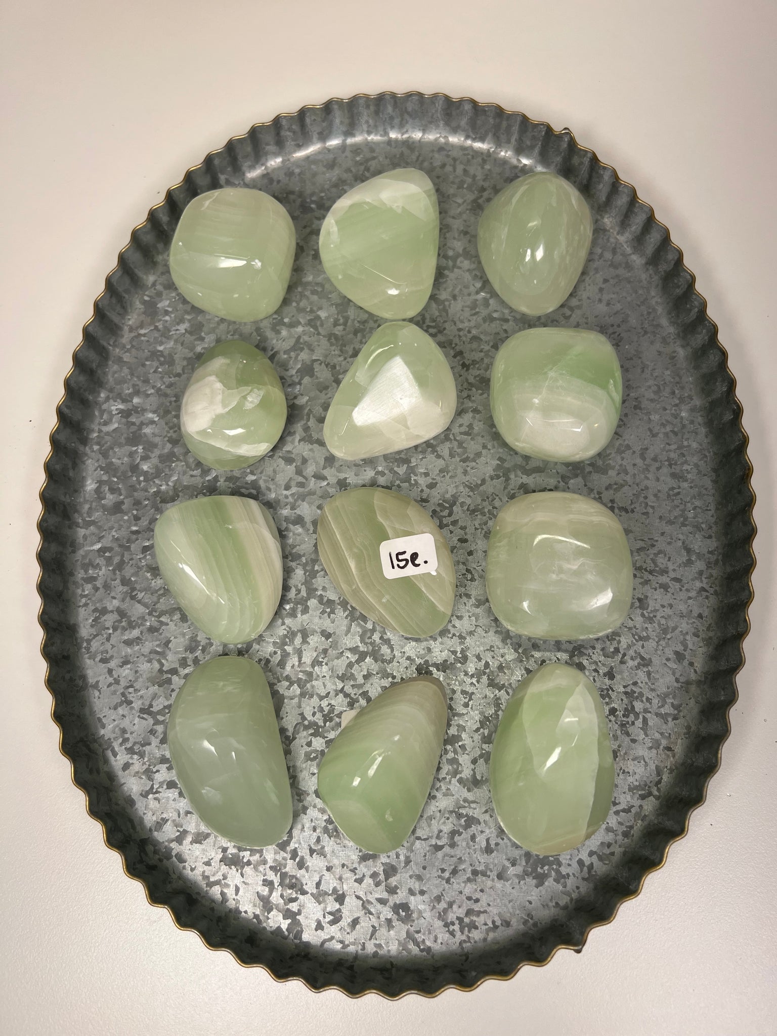 Green Calcite Pebbles - Mystery