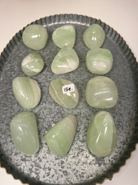 Green Calcite Pebbles - Mystery