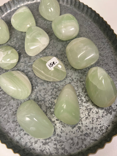 Green Calcite Pebbles - Mystery