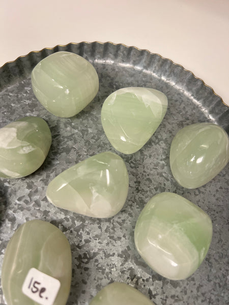 Green Calcite Pebbles - Mystery