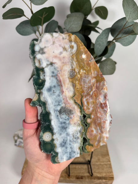 8th Vein Ocean Jasper Slabs - you pick