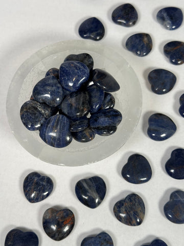 Blue Sodalite Heart - mystery