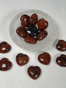 Mahogany Obsidian Hearts - mystery
