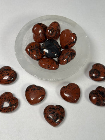Mahogany Obsidian Hearts - mystery
