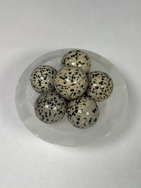 Dalmatian Jasper Sphere - mystery