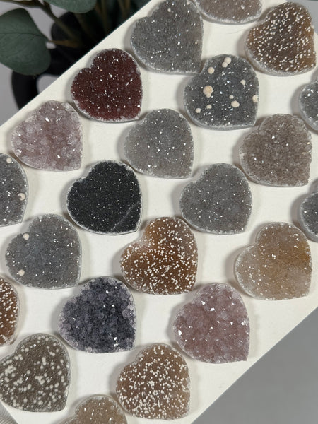 Druzy Heart (med) - mystery