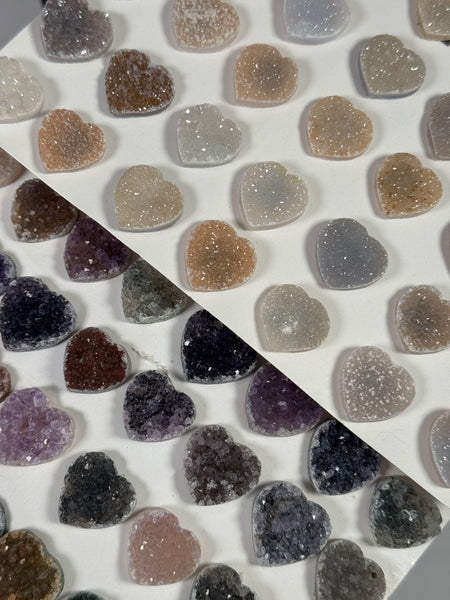 Druzy Heart (small) - mystery