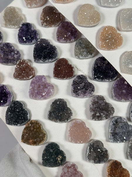 Druzy Heart (small) - mystery