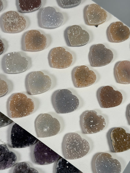 Druzy Heart (small) - mystery