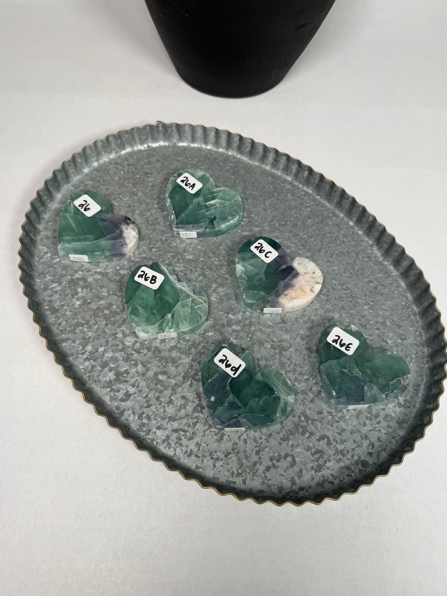 Fluorite from Mexico Hearts - you pick