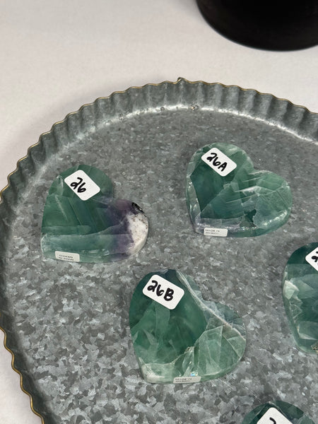 Fluorite from Mexico Hearts - you pick