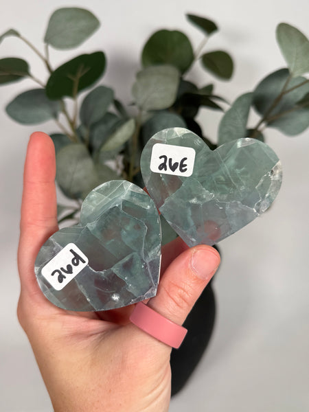 Fluorite from Mexico Hearts - you pick