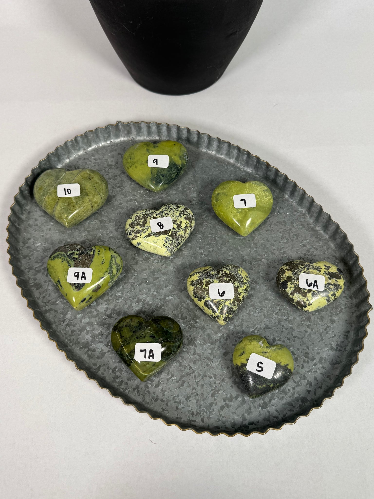 Peruvian Serpentine Hearts - you pick