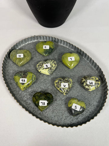 Peruvian Serpentine Hearts - you pick