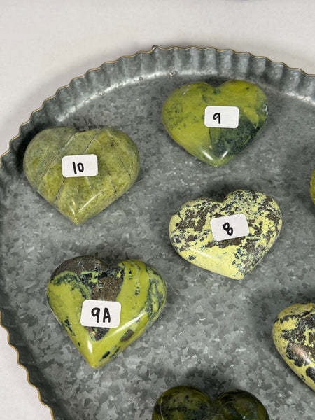 Peruvian Serpentine Hearts - you pick