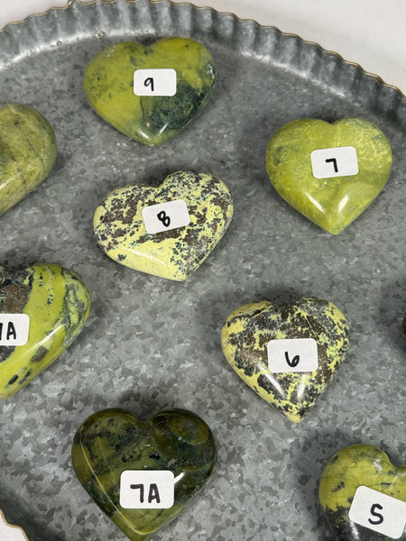 Peruvian Serpentine Hearts - you pick