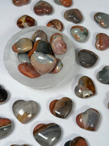 Polychrome Jasper Heart - mystery