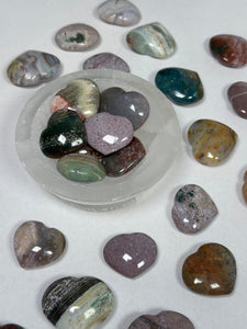 Sea Jasper Heart - mystery