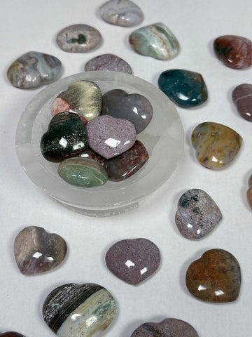 Sea Jasper Heart - mystery