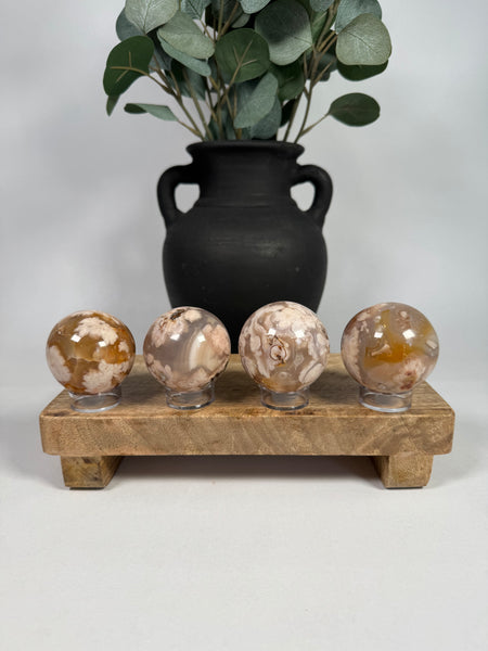 Flower Agate Spheres - you pick