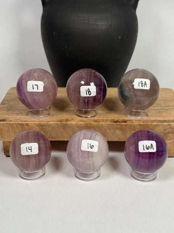 Fluorite Spheres - you pick