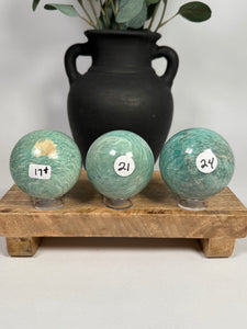 Amazonite Spheres - you pick
