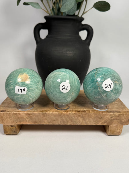 Amazonite Spheres - you pick