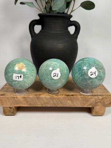 Amazonite Spheres - you pick