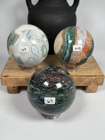 Sea Jasper Spheres - you pick
