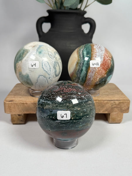 Sea Jasper Spheres - you pick