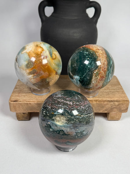 Sea Jasper Spheres - you pick