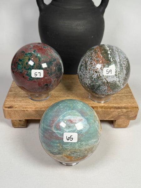 Sea Jasper Spheres - you pick
