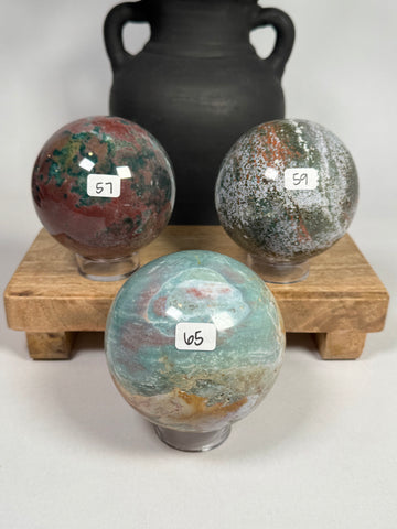 Sea Jasper Spheres - you pick