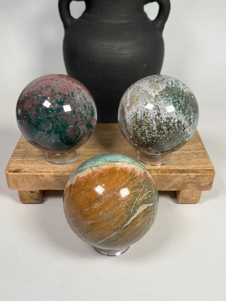 Sea Jasper Spheres - you pick