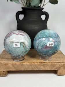 Sea Jasper Spheres - you pick