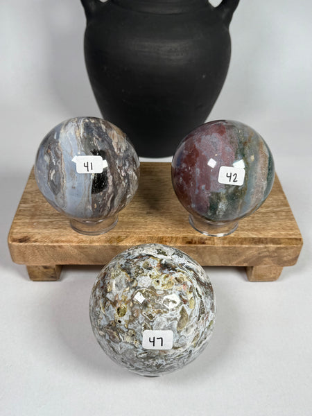 Sea Jasper Spheres - you pick