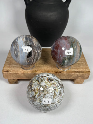 Sea Jasper Spheres - you pick