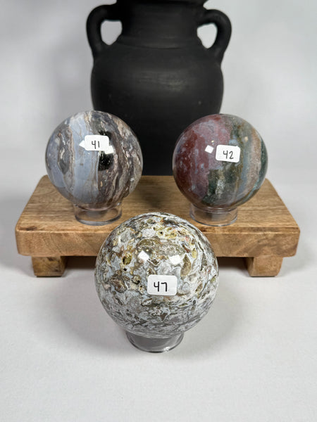 Sea Jasper Spheres - you pick