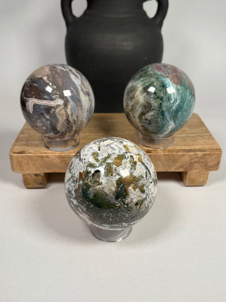 Sea Jasper Spheres - you pick