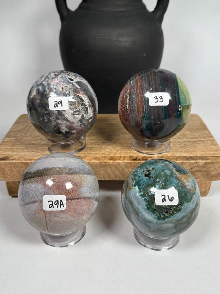 Sea Jasper Spheres - you pick