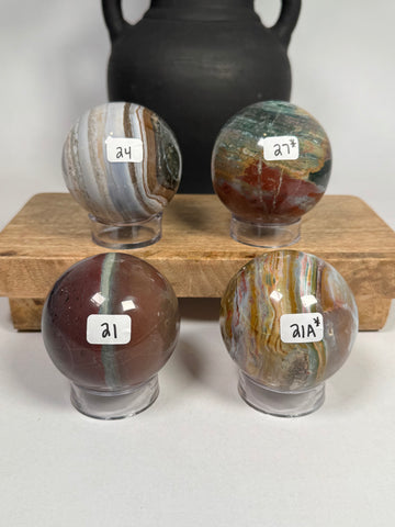 Sea Jasper Spheres - you pick